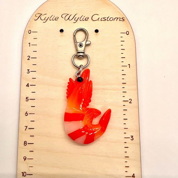 Large Shrimp Keychain - Miniature Food Accessories - Cajun Keychain - Picture 7 of 7